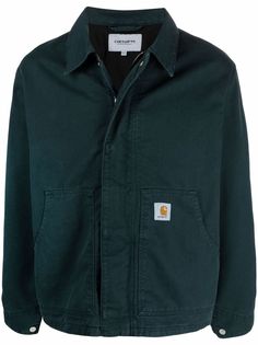 Carhartt WIP куртка-рубашка с нашивкой-логотипом