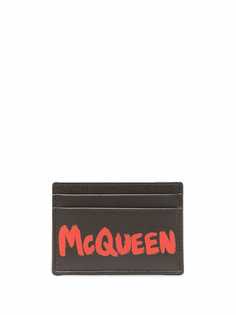 Alexander McQueen картхолдер с логотипом
