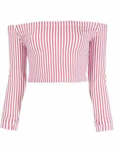 Antonella Rizza полосатая блузка с открытыми плечами