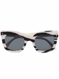 Isabel Marant Eyewear солнцезащитные очки в оправе кошачий глаз с принтом