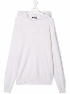 Balmain Kids худи с логотипом