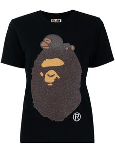 A BATHING APE® футболка с логотипом Bape