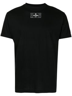 Fendi Pre-Owned футболка с логотипом