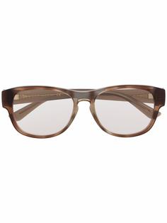 Gucci Eyewear солнцезащитные очки черепаховой расцветки