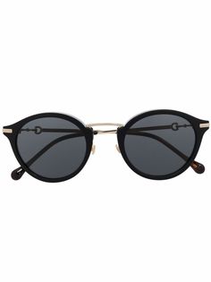 Gucci Eyewear солнцезащитные очки в круглой оправе