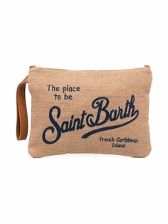 Mc2 Saint Barth Kids клатч на молнии с логотипом