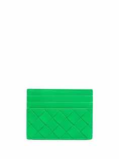 Bottega Veneta плетеный картхолдер с несколькими отделениями