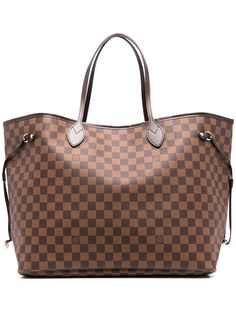 Louis Vuitton сумка-тоут Damier Ebène Neverfull GM 2008-го года