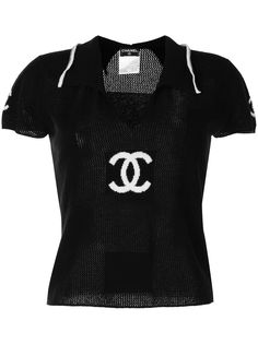 Chanel Pre-Owned футболка 2001-го года с логотипом