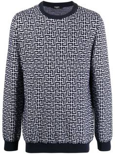 Balmain джемпер с принтом