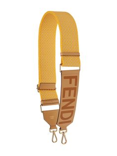 Fendi клетчатый ремень с логотипом