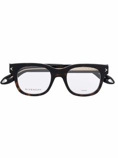 Givenchy Eyewear очки в квадратной оправе черепаховой расцветки
