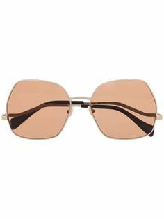 Gucci Eyewear солнцезащитные очки в массивной оправе