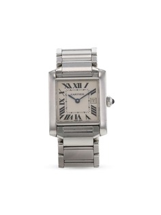 Cartier наручные часы Tank Française pre-owned 25 мм 2000-х годов