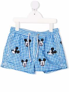 Mc2 Saint Barth Kids плавки-шорты с вышивкой Mickey