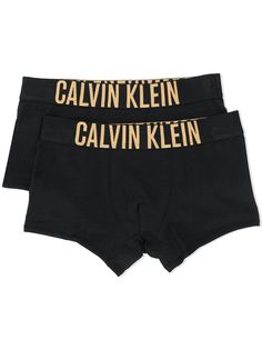 Calvin Klein Kids комплект из двух трусов-брифов с логотипом