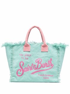 Mc2 Saint Barth пляжная сумка-тоут с вышитым логотипом
