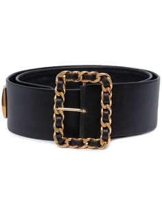 Chanel Pre-Owned ремень с декорированной пряжкой