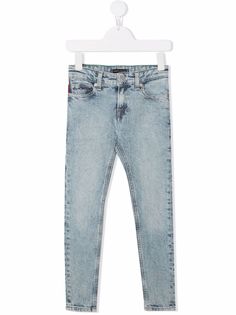 Tommy Hilfiger Junior узкие джинсы средней посадки