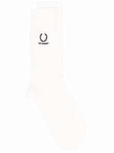 Raf Simons X Fred Perry носки с вышитым логотипом