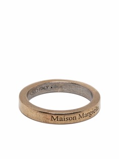 Maison Margiela серебряный браслет с гравировкой логотипа