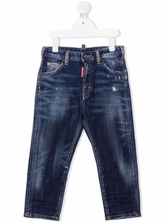 Dsquared2 Kids прямые джинсы средней посадки