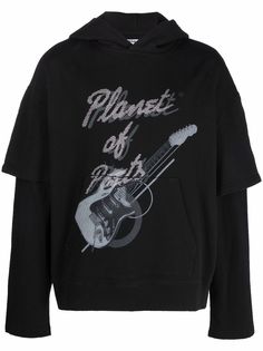 C2h4 худи с графичным принтом