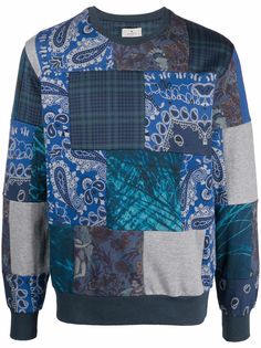 ETRO джемпер в технике пэчворк