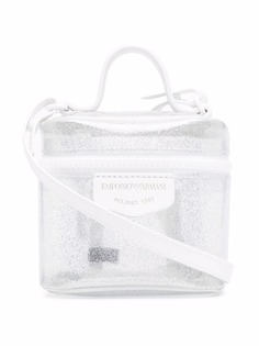 Emporio Armani прозрачная сумка на плечо с логотипом