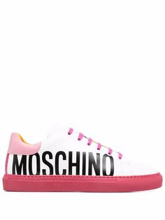 Moschino кеды с логотипом