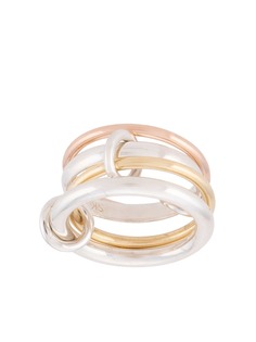Spinelli Kilcollin составное кольцо Hyacinth из серебра, желтого и розового золота