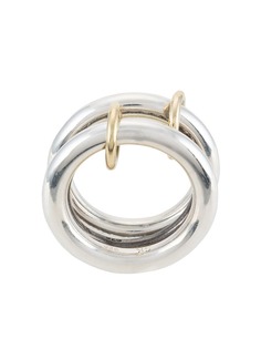 Spinelli Kilcollin кольцо Libra из желтого золота и серебра с бриллиантом