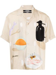 Jacquemus рубашка Jean с принтом