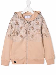 Philipp Plein худи с монограммой и стразами
