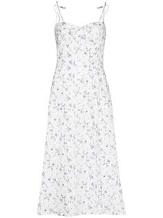 Reformation платье миди Joyce с цветочным принтом