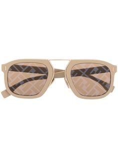 Fendi Eyewear солнцезащитные очки-авиаторы Force