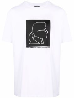 Karl Lagerfeld футболка из джерси с логотипом