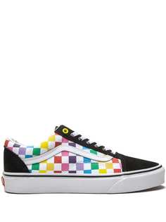 Vans кеды Old School Rainbow Checkerboard