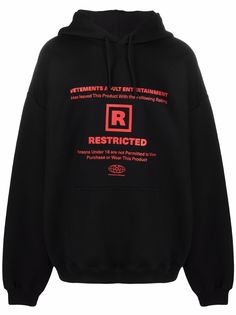 VETEMENTS худи с графичным принтом
