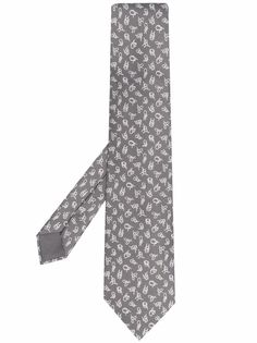 Hermès галстук 2000-х годов с узором Hermes