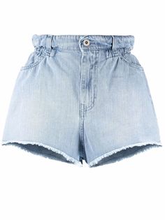 TWINSET джинсовые шорты с необработанными краями