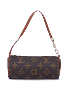 Louis Vuitton клатч Papillon pre-owned с монограммой