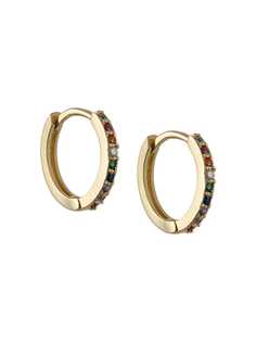 Nialaya Jewelry позолоченные серьги-кольца