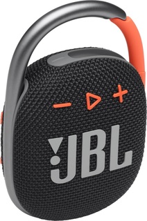 Портативная колонка JBL Clip 4 (черно-оранжевый)
