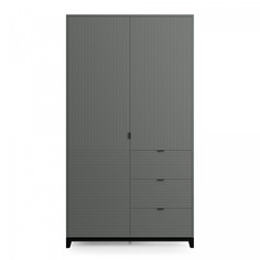 Шкаф (the idea) серый 121x221x60 см.
