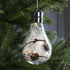 Елочный шар лампочка Luazon Lighting