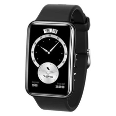 Смарт-часы Huawei Watch Fit Elegant TIA-B29, 1.64", серебристый / черный [55026301]