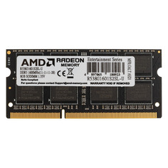 Модуль памяти AMD R538G1601S2SL-U DDR3L - 8ГБ 1600, SO-DIMM, Ret