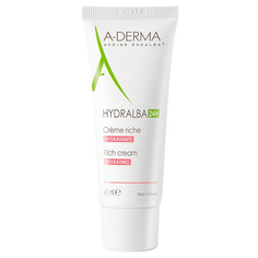 A-Derma, Крем для лица Hydralba 24h, 40 мл