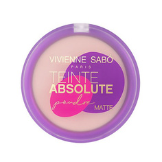 Пудра компактная для лица VIVIENNE SABO TEINTE ABSOLUTE MATTE матирующая тон 02